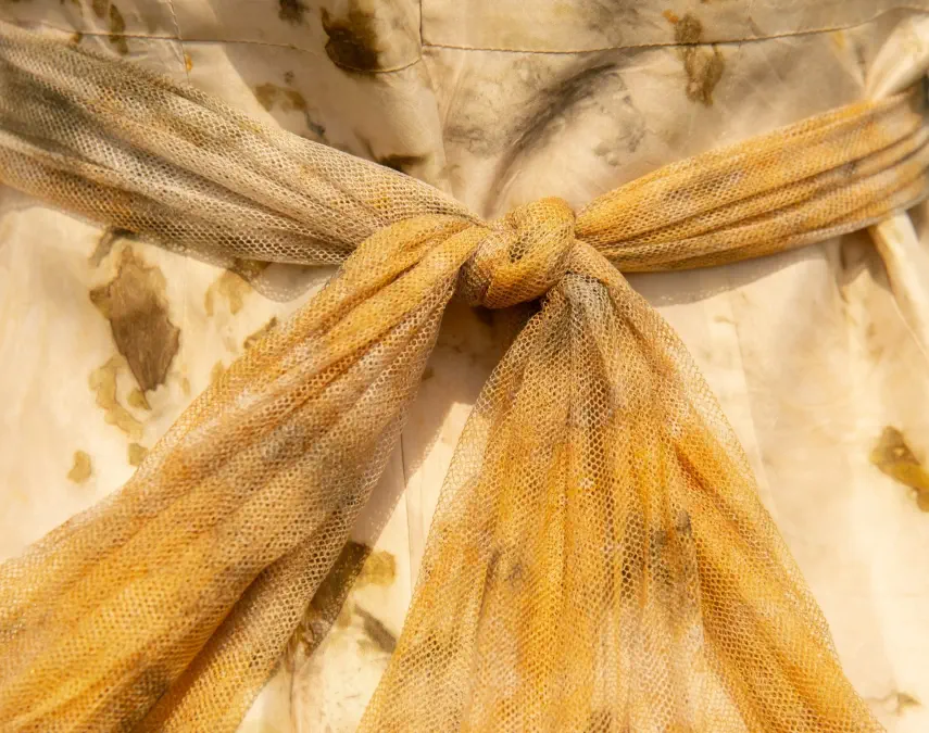 Emma Chow Atelier botanical silk art — detail